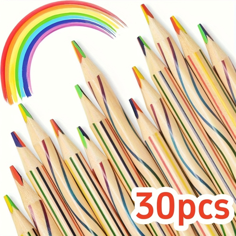 Colored Pencil Professional - 10/20/30Rainbow Pen，For professional artistic use，7Combination1Colored Pencil，3.3mm/0.33cmThick