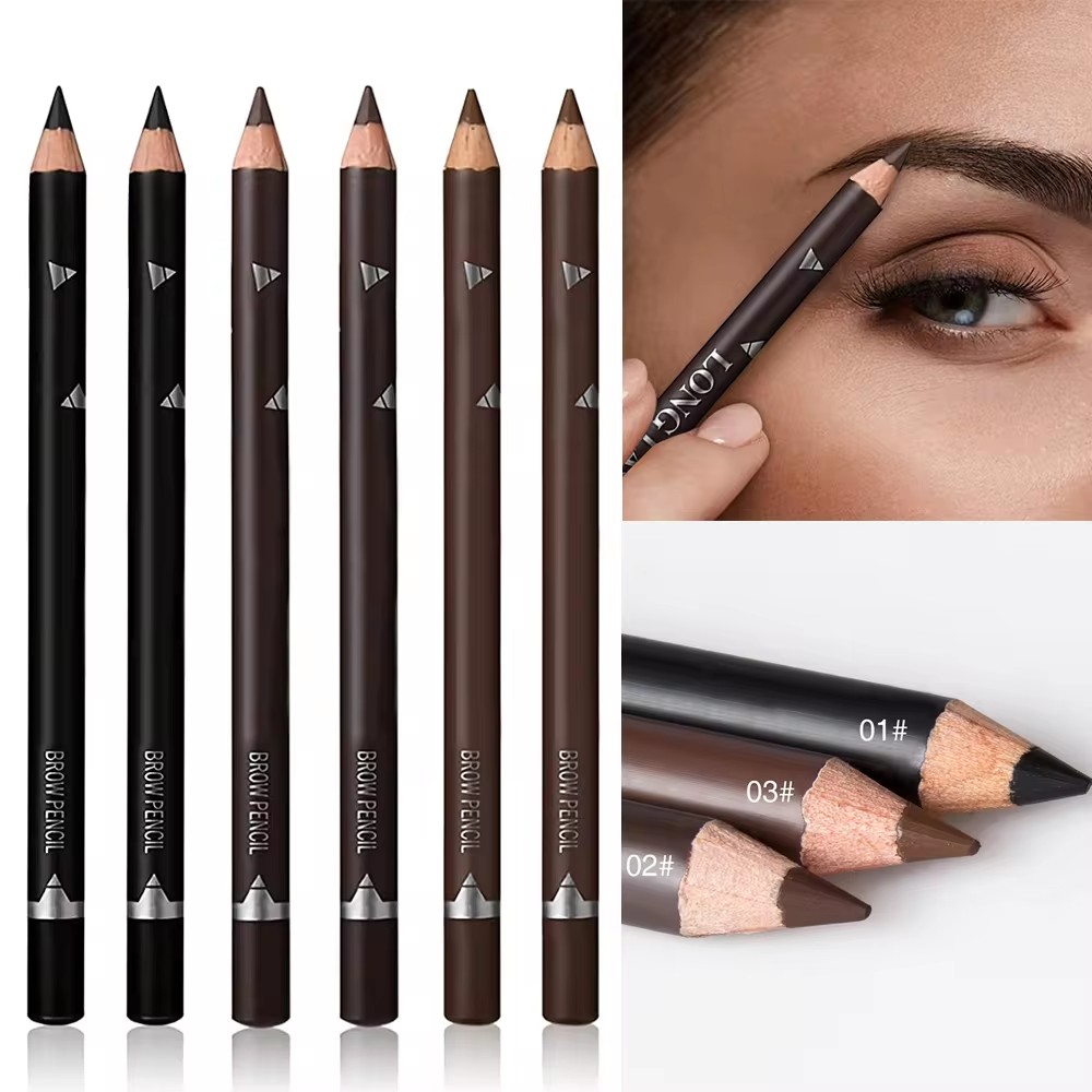 Colored Pencil Professional - 6/12Pcs Eye Brow Pencil Waterproof Professional
