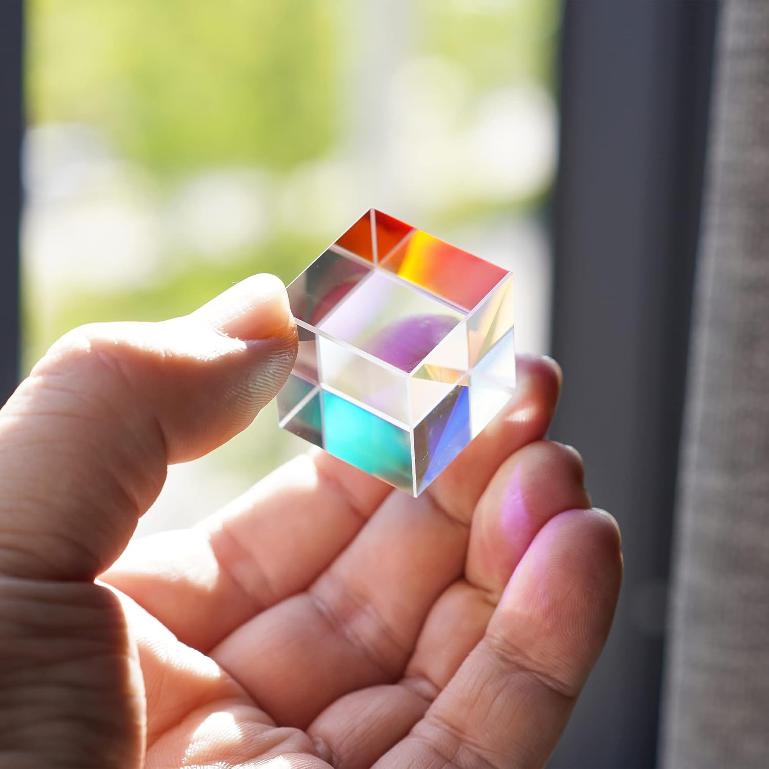 Art Craft Optical - Mini K9 Crystal Cube Beads RGB
