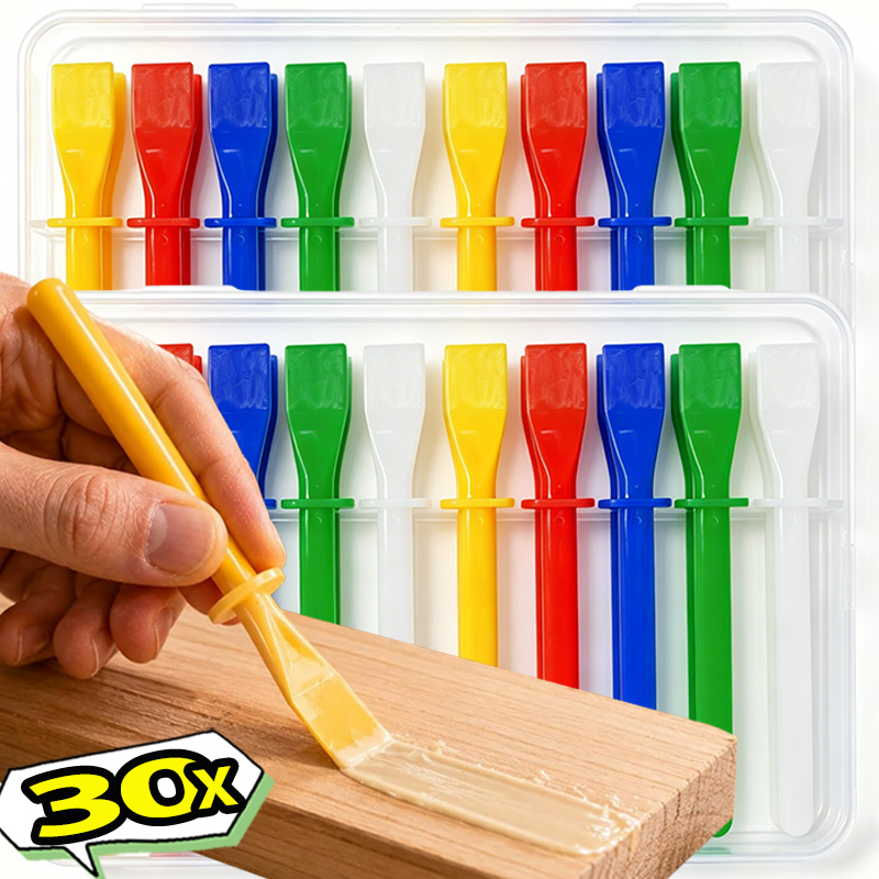 Art Craft Stick - 30/10PCS Glue Spreader Glue Brushes Handheld