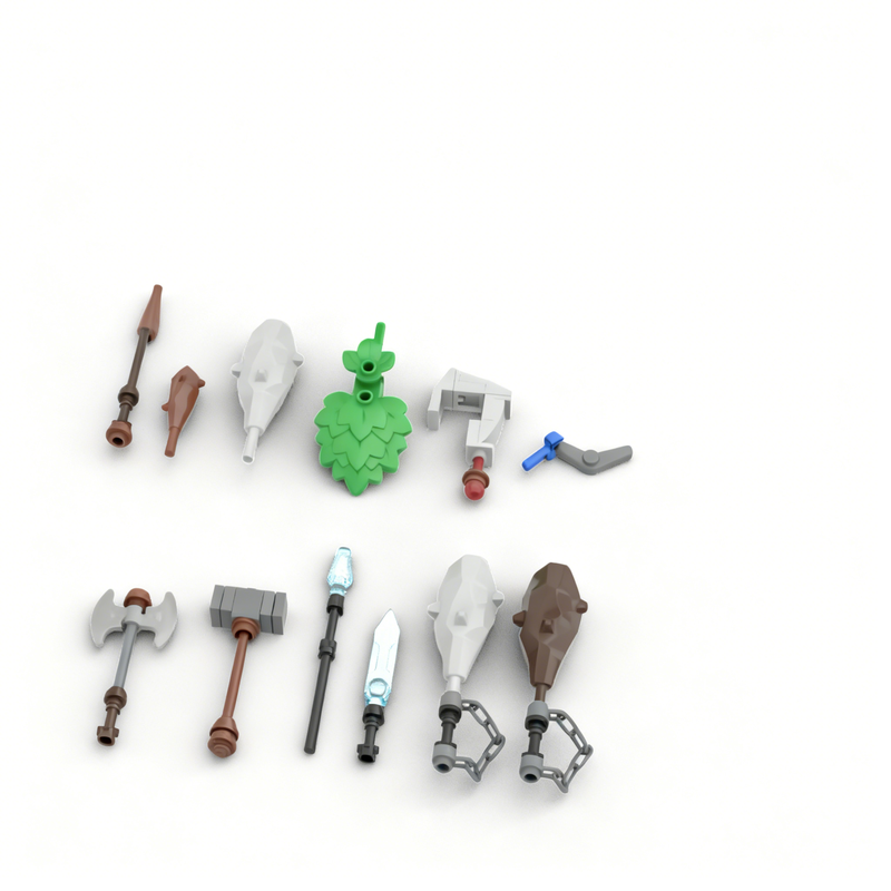 Art Craft Building - 103pcs MOC BOTW Weapons Pack I