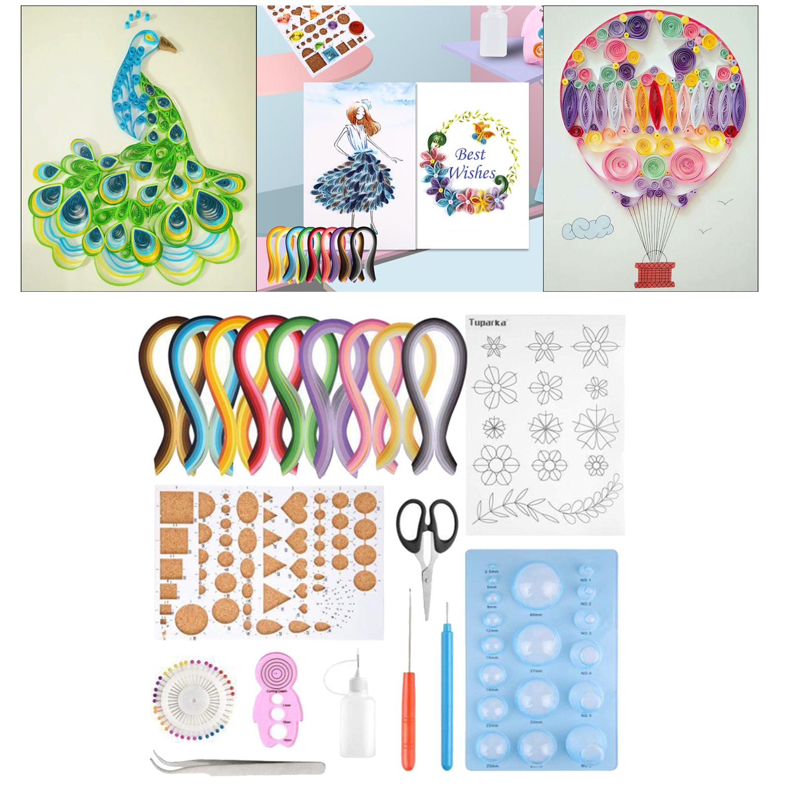 Quilling Paper Strips - Paper Strips Quilling Tool Gradient 9
