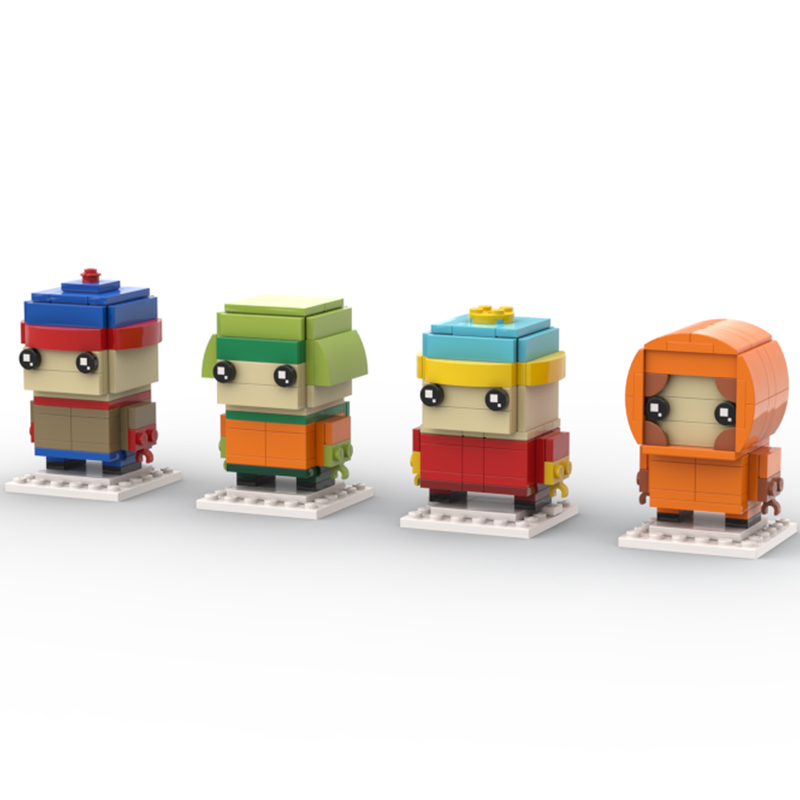 Art Craft Building - 336pcs MOC South Park BrickHeadz Model