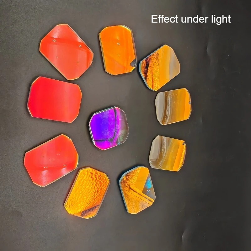 Art Craft Optical - Damaged Optical Glass Irregular Rectangle Art