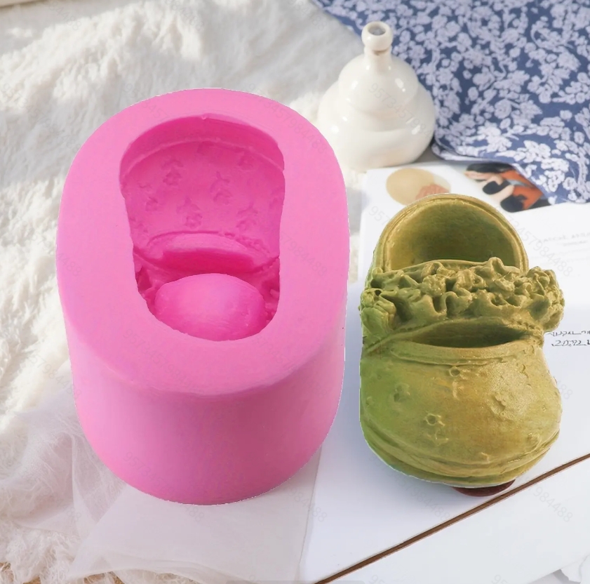 Eco Art Craft - leather shoes Mould Handmade Soap Silicone
