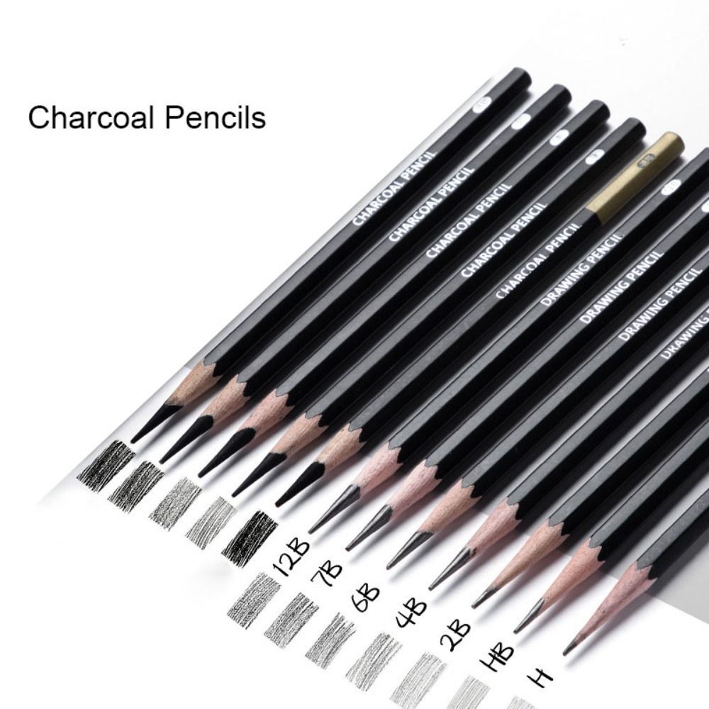Professional Graphite Mixed Sk - Sketching Charcoal Set recension och pris