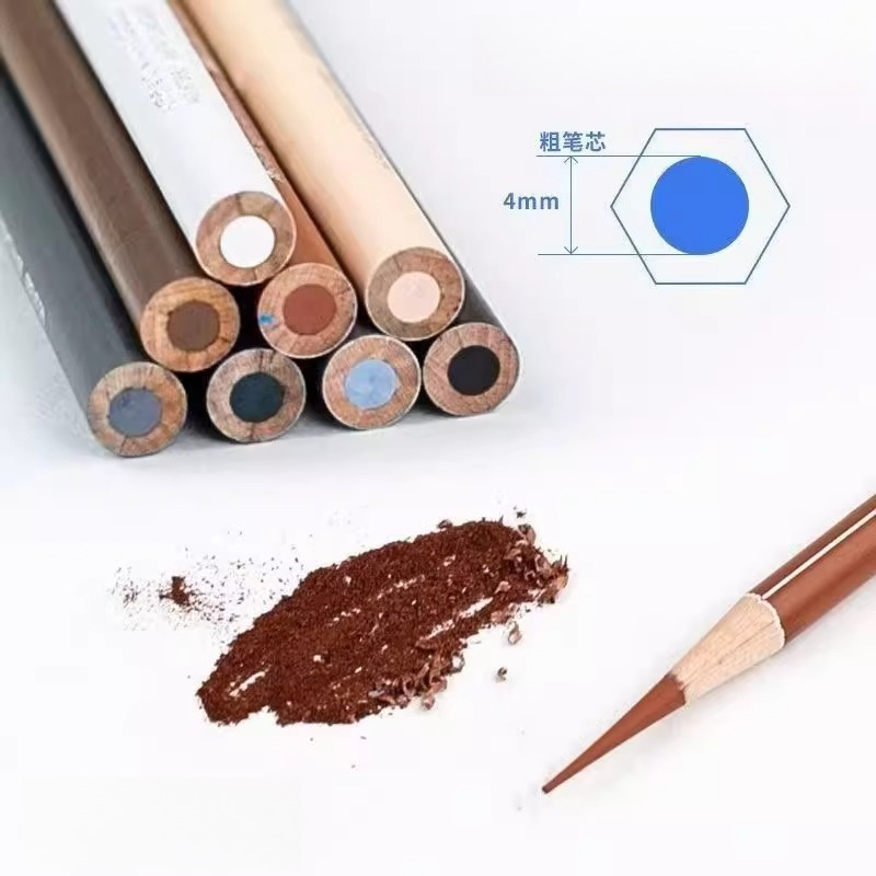 MIYA Colorful Charcoal Pencils - Sketching Charcoal Set recension och pris
