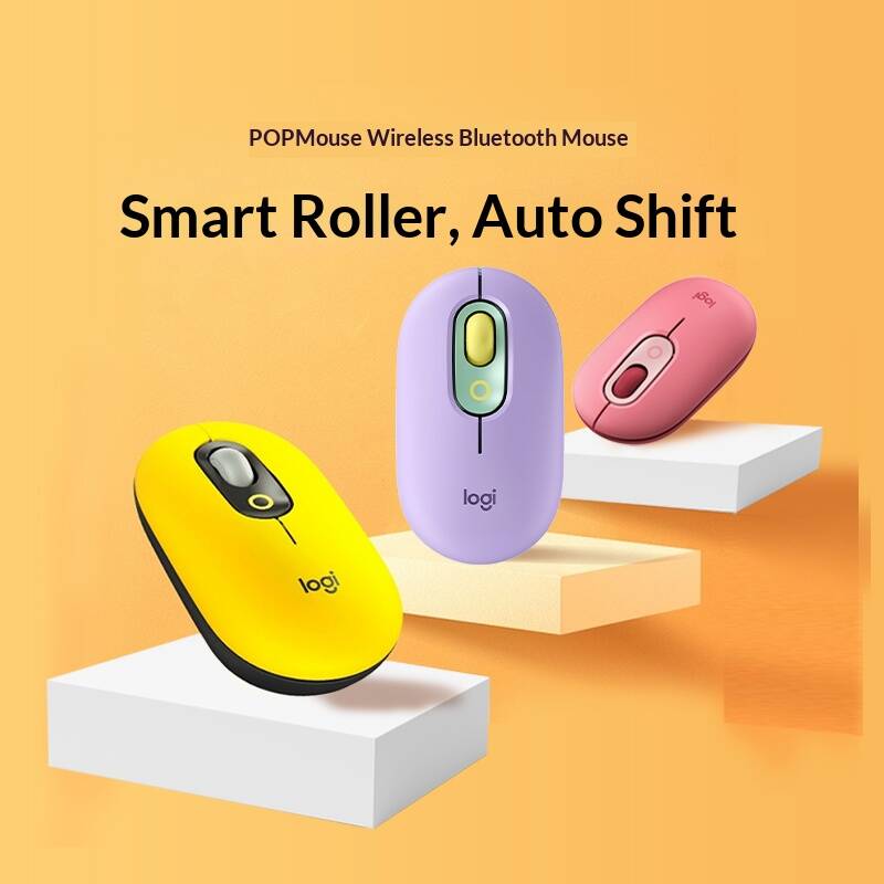 Logitech M350 POP Pebble Mouse - Art Craft Optical recension och pris