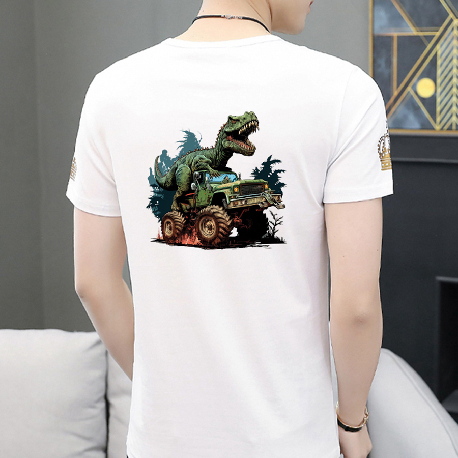 Big Truck Dinosaur Iron On Pat - Eco Art Craft recension och pris