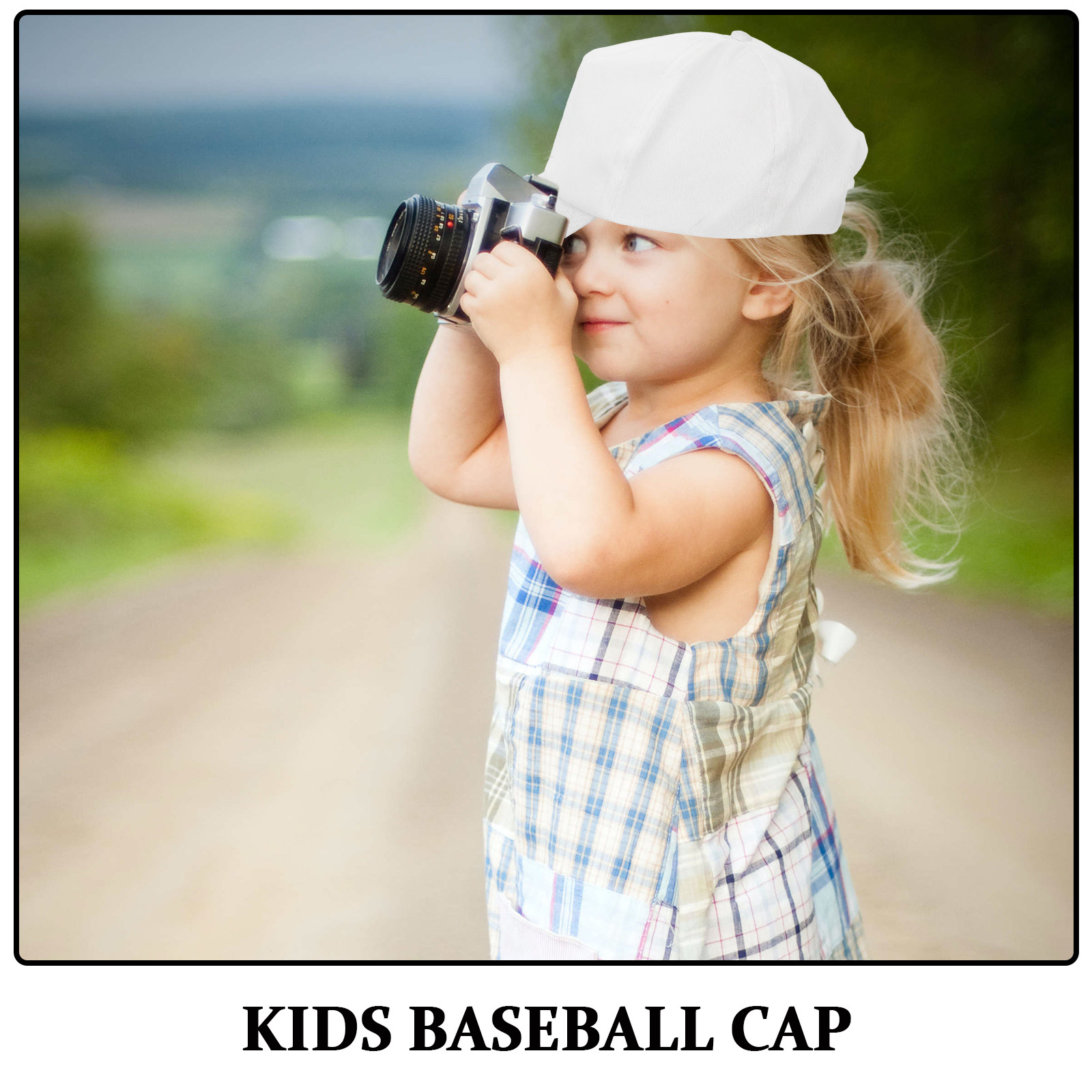 1Set Kids White Baseball Caps  - Art Craft Birthday Party recension och pris