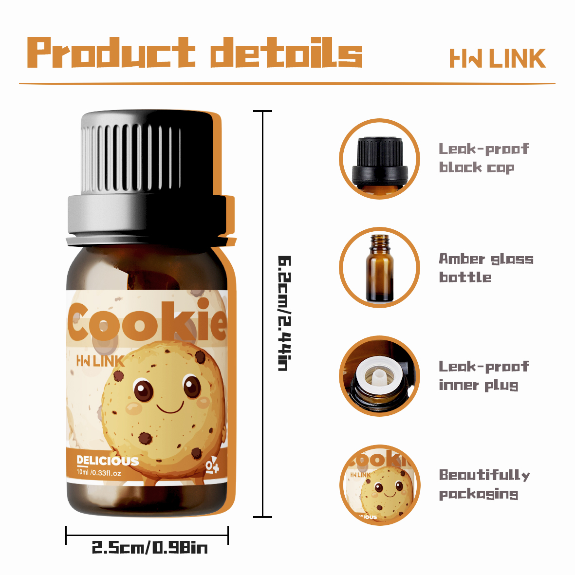 10ml Cookie Essential Oils  fo - Art Craft Things recension och pris