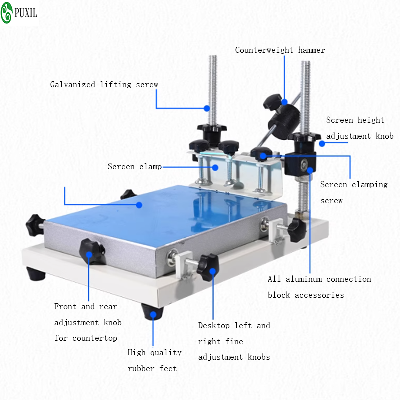 Small Manual Flat Bed Silk Scr - Silk Screen Printing recension och pris