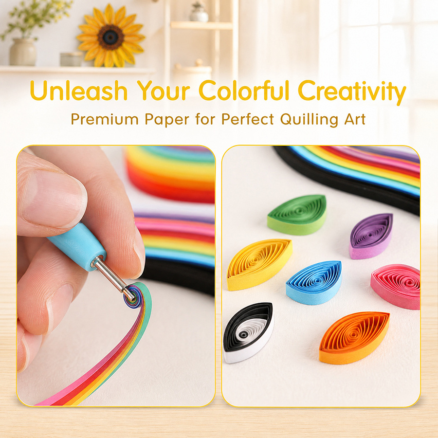 36 Colors 260 Sheets Quilling  - Quilling Paper Strips recension och pris