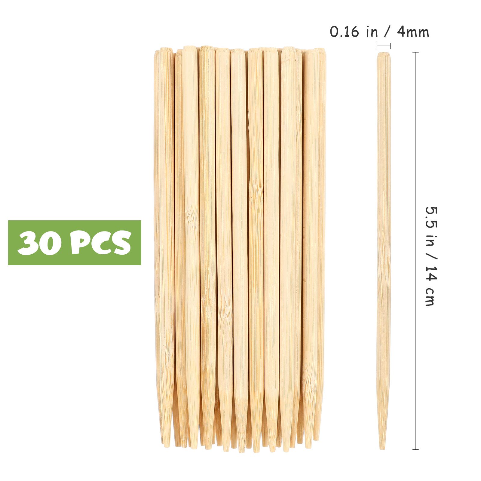 30pcs Scratch Bamboo Pens Wax  - Art Craft Stick recension och pris