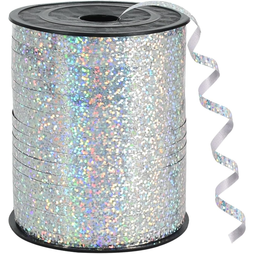 500 Yards Silver Curling Ribbo - Art Craft Birthday Party recension och pris