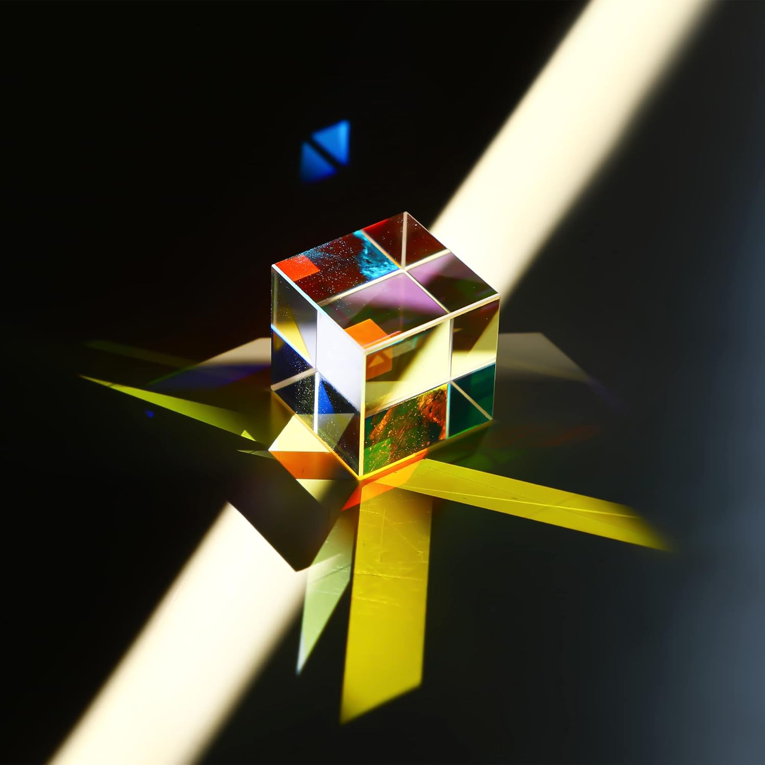 Mini K9 Crystal Cube Beads RGB - Art Craft Optical recension och pris