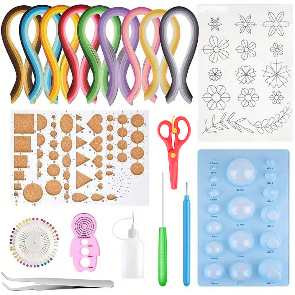 13/19PCS Paper Strips Quilling - Quilling Paper Strips recension och pris