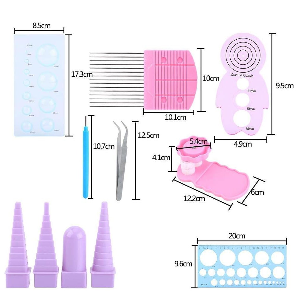 13/19PCS Paper Strips Quilling - Quilling Paper Strips recension och pris