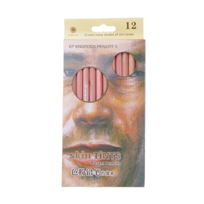 12Pcs Professional Soft Pastel - Colored Pencil Professional recension och pris