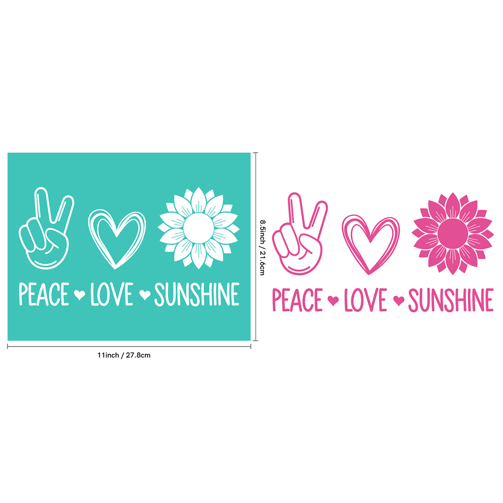 Peace and Love Silkscreen Sten - Silk Screen Printing recension och pris