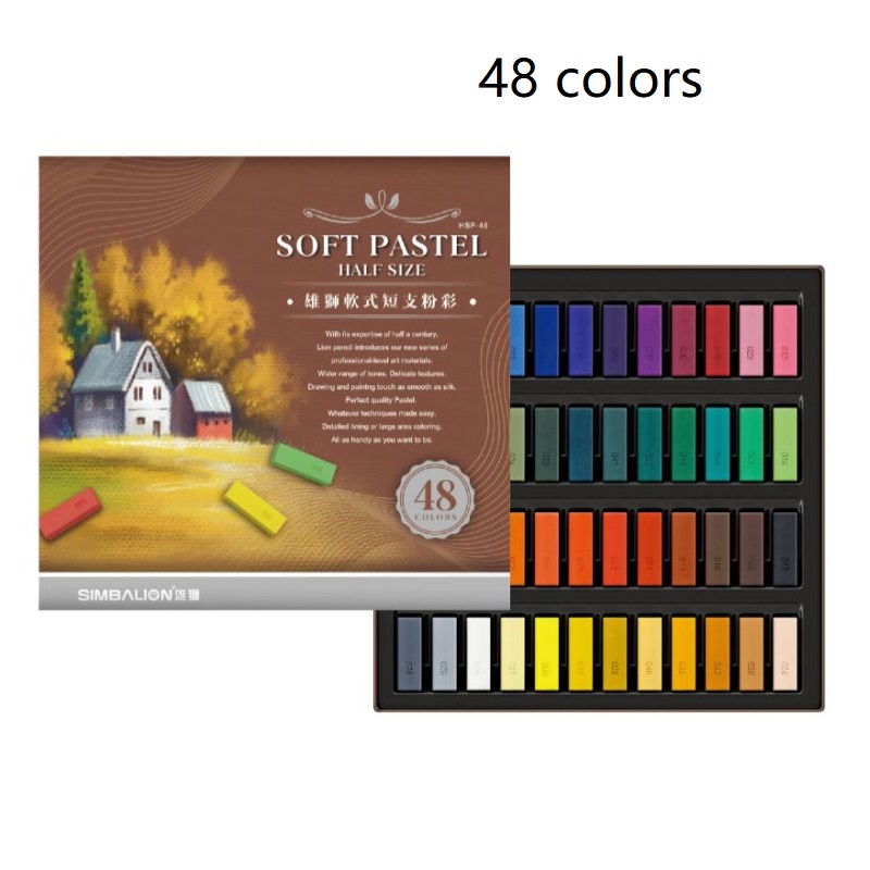 Simbalion  24/48 Colors Soft P - Chalk Pastel Set recension och pris