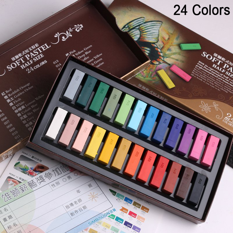 Simbalion  24/48 Colors Soft P - Chalk Pastel Set recension och pris