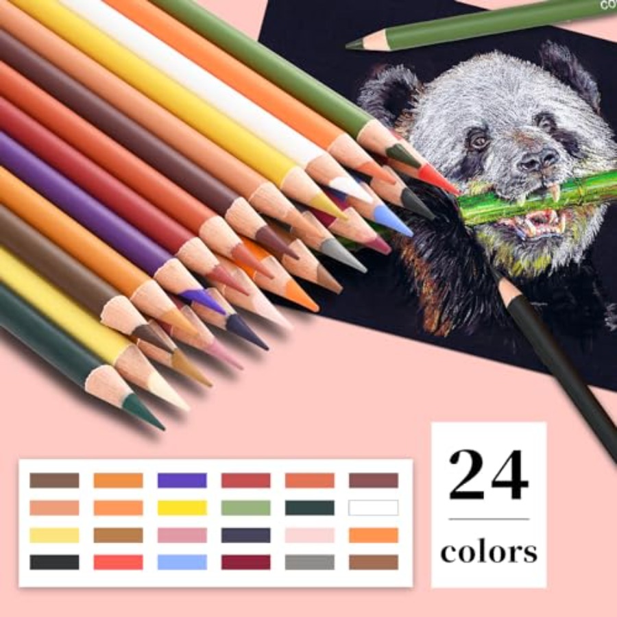Colored Charcoal Pencils Drawi - Chalk Pastel Set recension och pris
