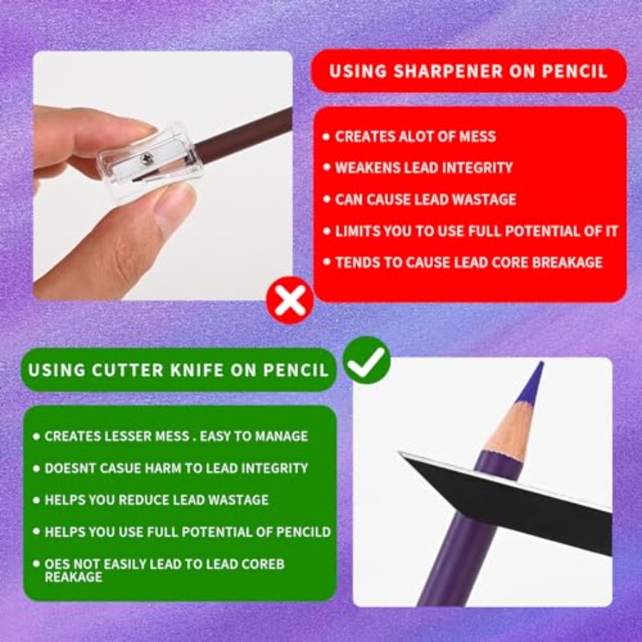 Colored Charcoal Pencils Drawi - Chalk Pastel Set recension och pris