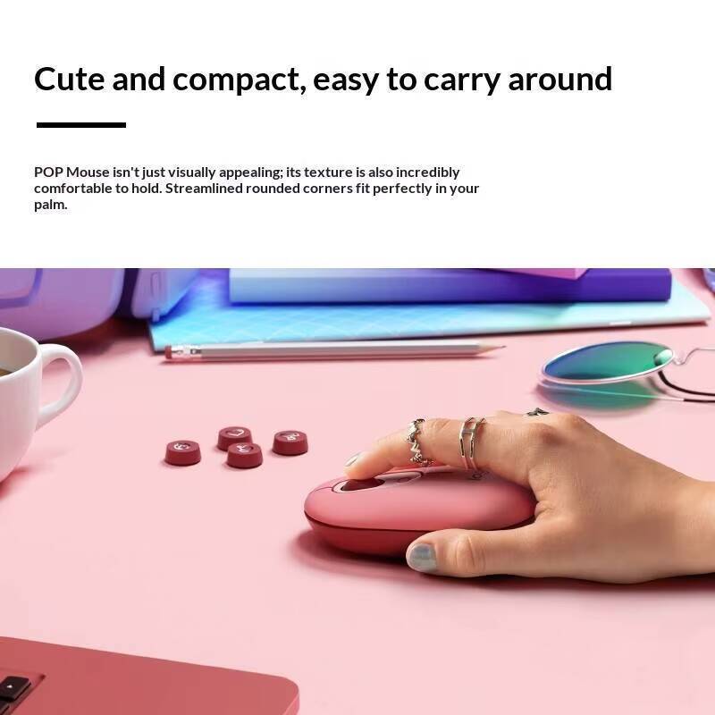 Logitech   POP Pebble Mouse Op - Art Craft Optical recension och pris