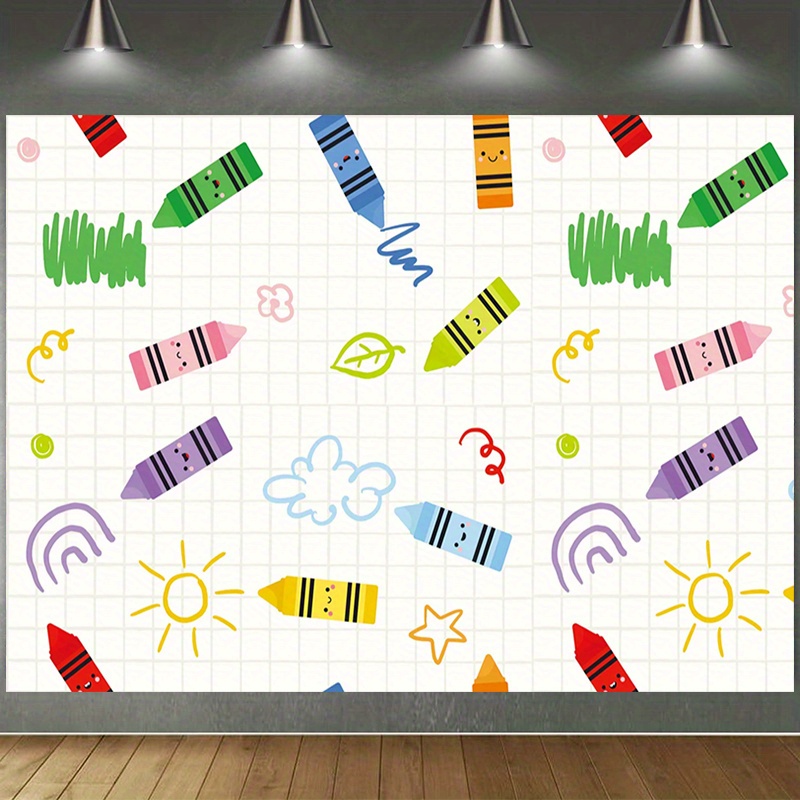 1Crayon Art Background Cloth - - Art Craft Movement recension och pris