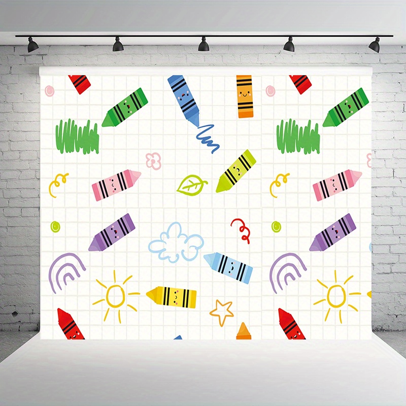 1Crayon Art Background Cloth - - Art Craft Movement recension och pris