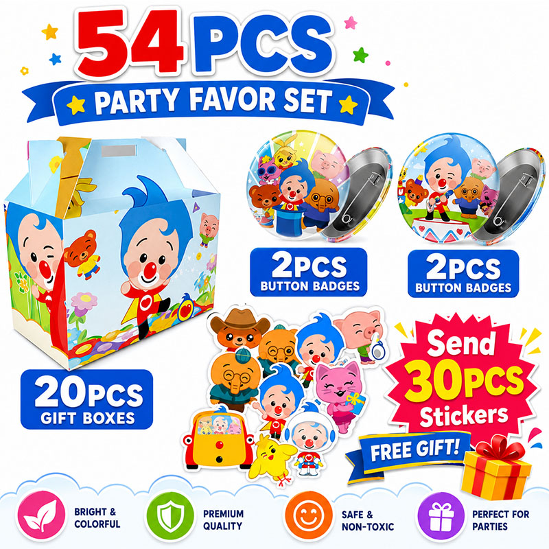 PLIM Cartoon Pattern Paper box - Art Craft Birthday Party recension och pris