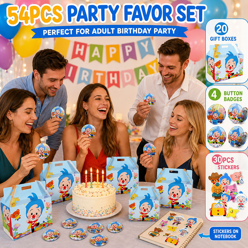 PLIM Cartoon Pattern Paper box - Art Craft Birthday Party recension och pris