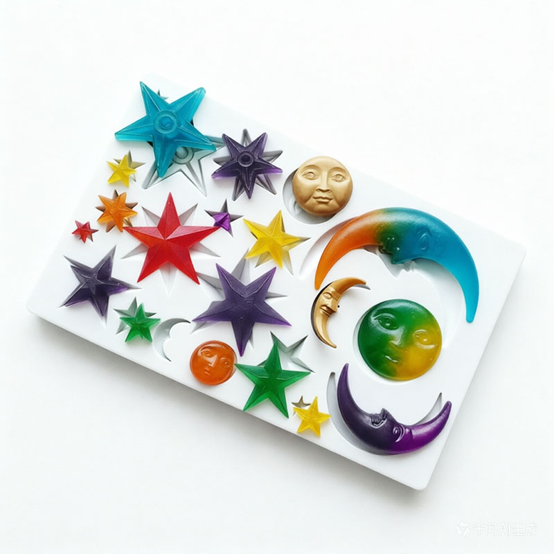 Sun Face Moon Stars Polymer Cl - Art Craft Clay recension och pris