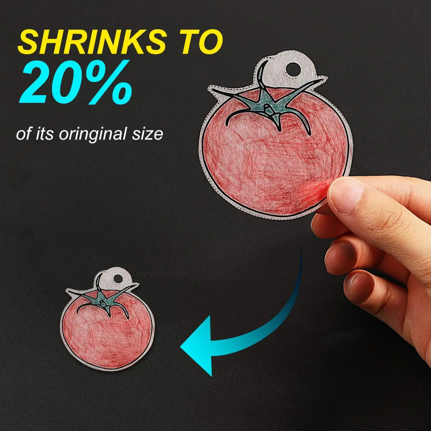 5-10 Pcs Shrink Plastic Sheets - Art Craft Birthday Party recension och pris