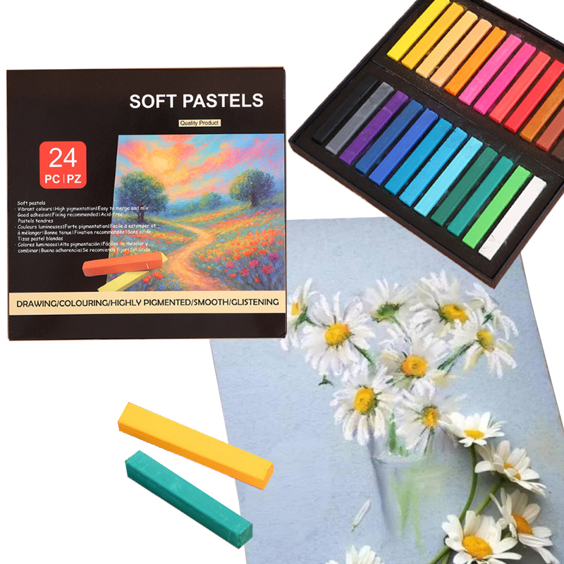 12/24 Color Chalk Soft Pastel  - Chalk Pastel Set recension och pris