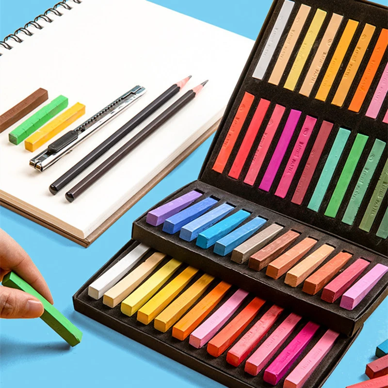 12/24/36/48 Colors/Set Art Dra - Chalk Pastel Set recension och pris