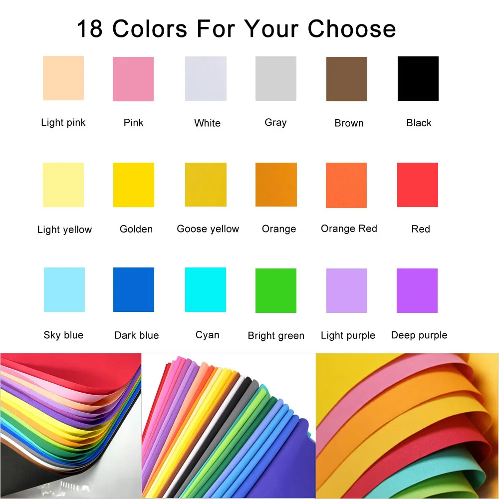 1/18Pcs Colorful EVA Foam Shee - Art Craft Birthday Party recension och pris