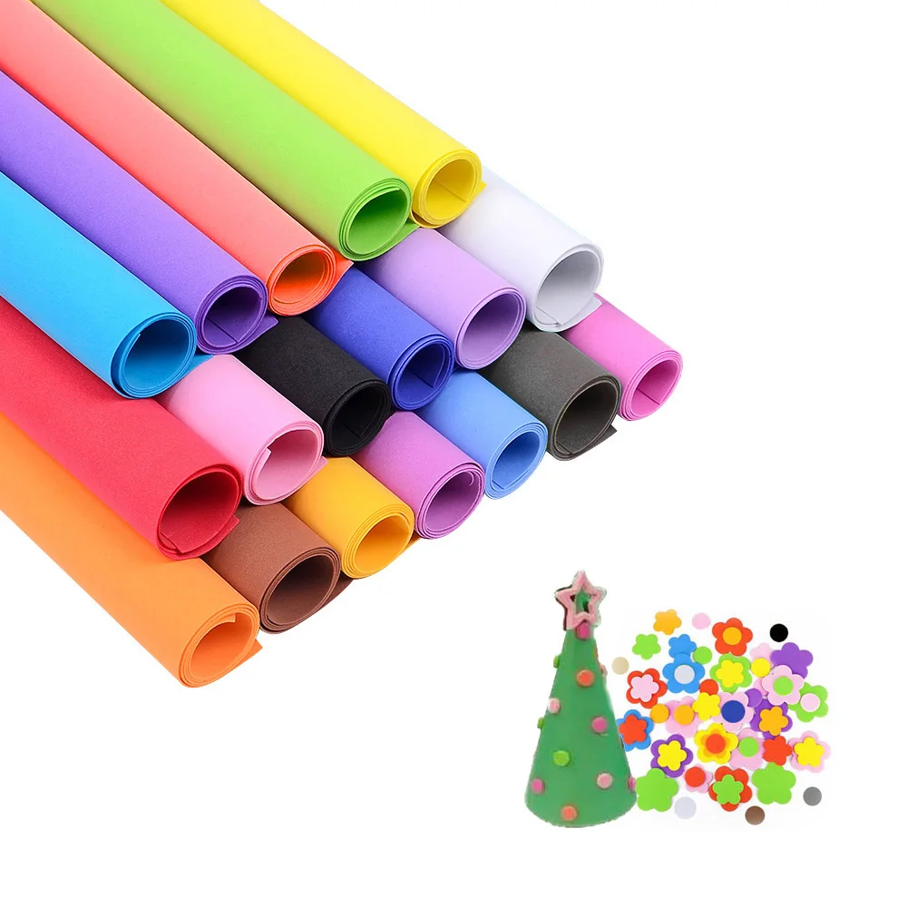 1/18Pcs Colorful EVA Foam Shee - Art Craft Birthday Party recension och pris