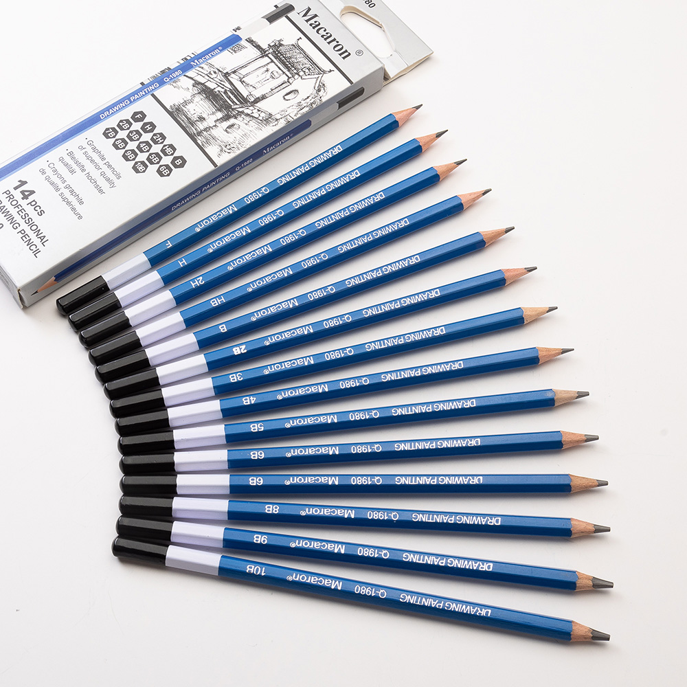 14Pcs Professional Sketch Char - Sketching Charcoal Set recension och pris