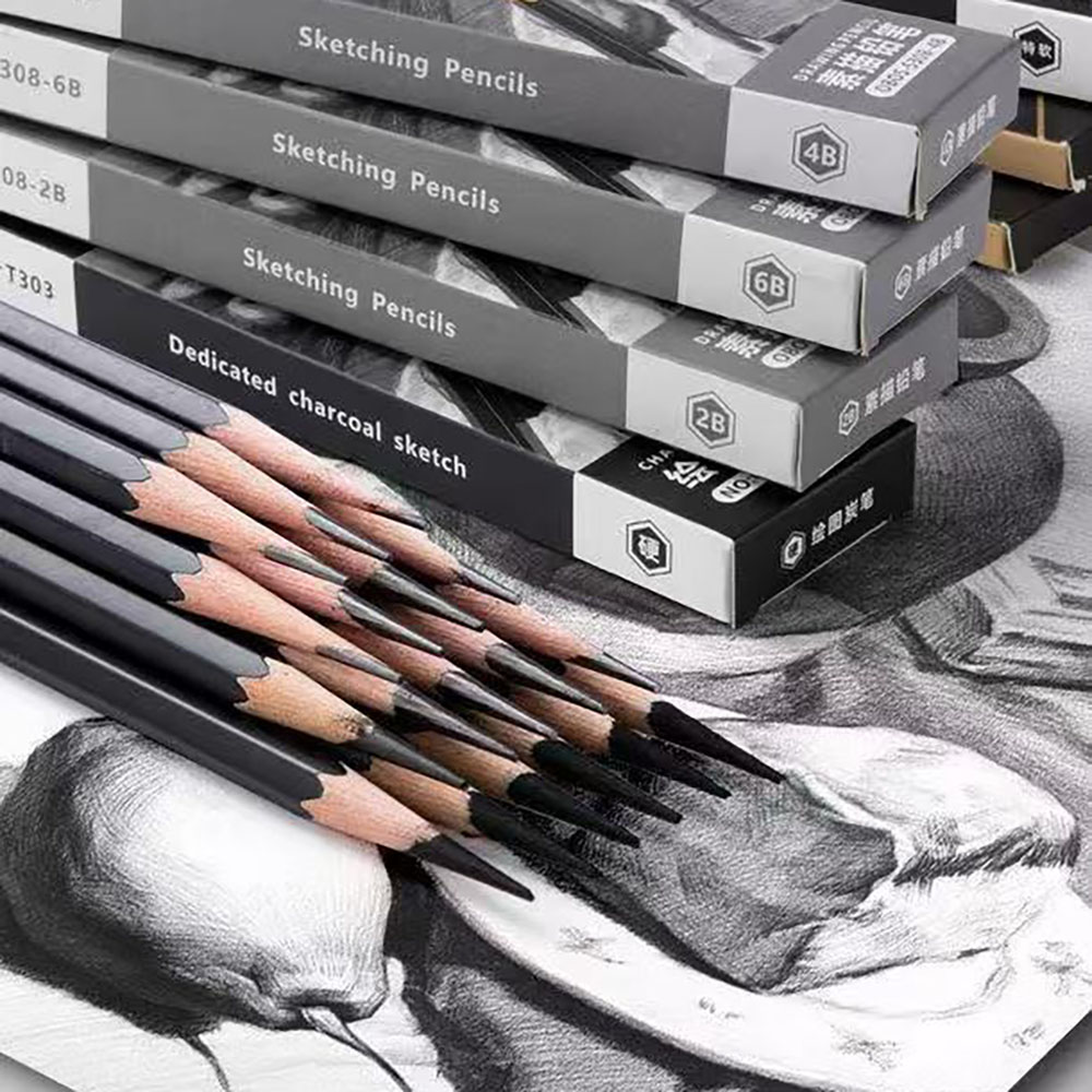 12 pieces Sketching pencil for - Sketching Charcoal Set recension och pris