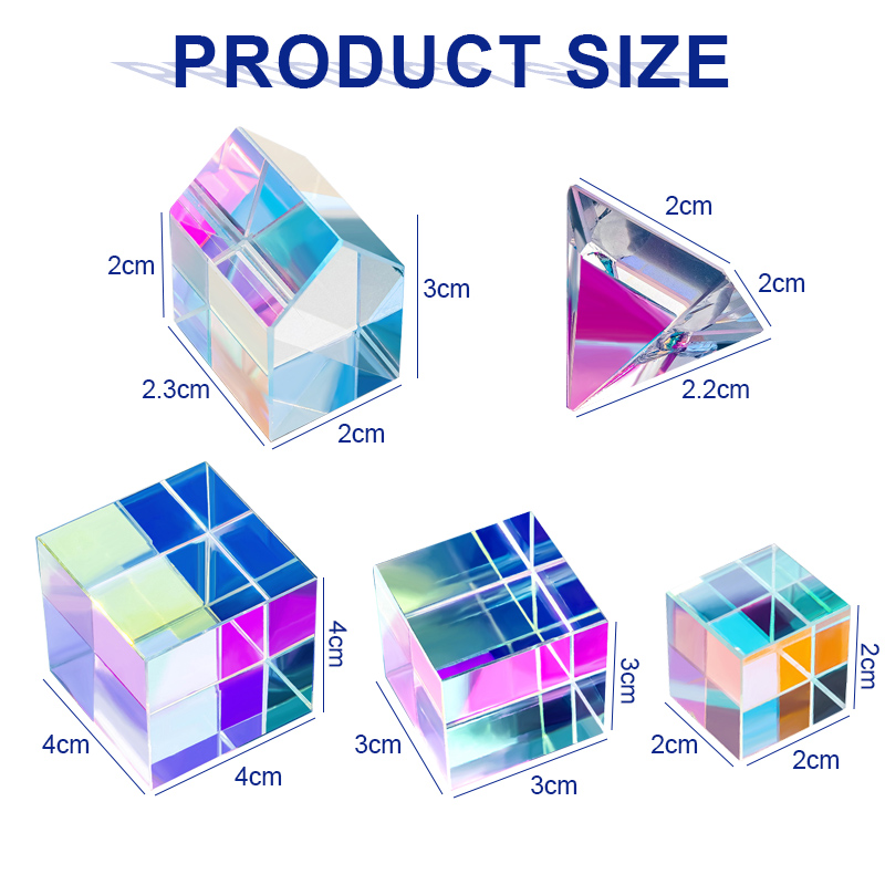 Mini K9 Crystal Prism Cube Opt - Art Craft Optical recension och pris