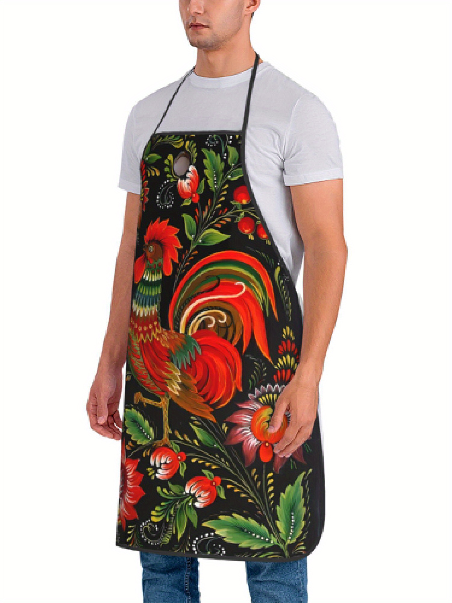1 Piece Russian Folk Art Apron - Art Craft Restaurant recension och pris