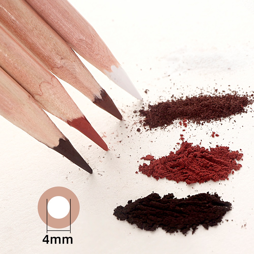 4Pcs Professional Sketch Charc - Colored Pencil Professional recension och pris