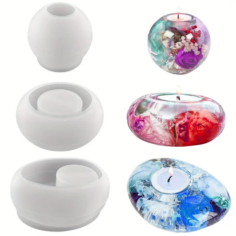 Tealight Candle Holder Resin S - Art Craft Things recension och pris
