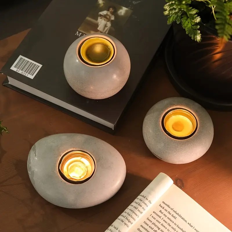 Tealight Candle Holder Resin S - Art Craft Things recension och pris