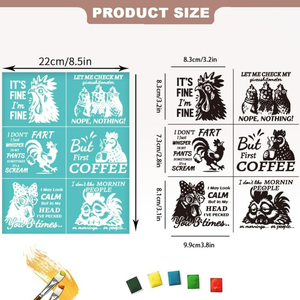 2 Sheets Chook Silk Screen Ste - Silk Screen Printing recension och pris
