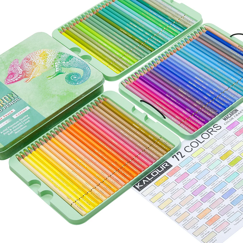 72pcs Macarons Color Pencils P - Colored Pencil Professional recension och pris