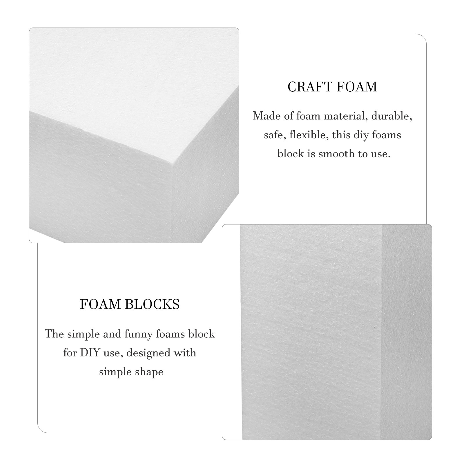 Foam Craft Sculpting Block Whi - Art Craft Birthday Party recension och pris