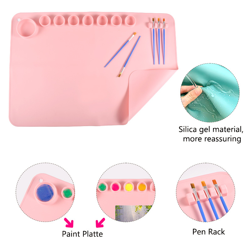 60X40cm Silicone Painting Mat  - Art Craft Stick recension och pris